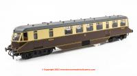 19408 Heljan AEC Railcar number 22 in GWR Chocolate and Cream Livery with grey roof